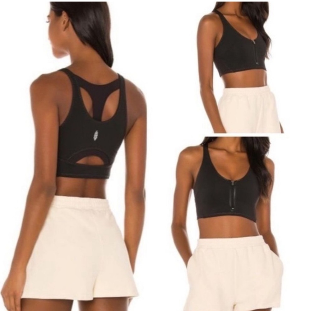 Free People Movement Black Sports Bra
